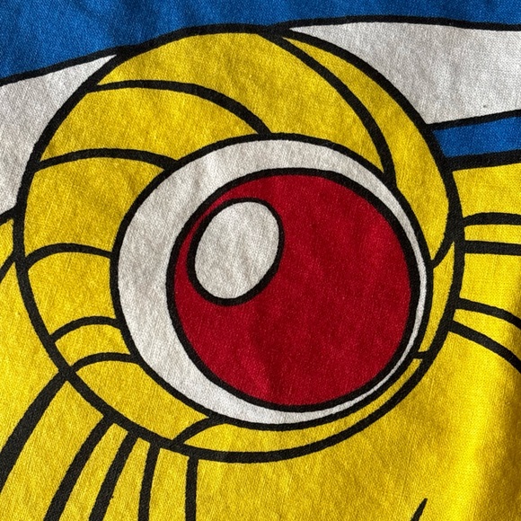 Vintage 1998 anime Sailor Moon Orange duvet Blanket or large pillow case(?) rare - Picture 9 of 16